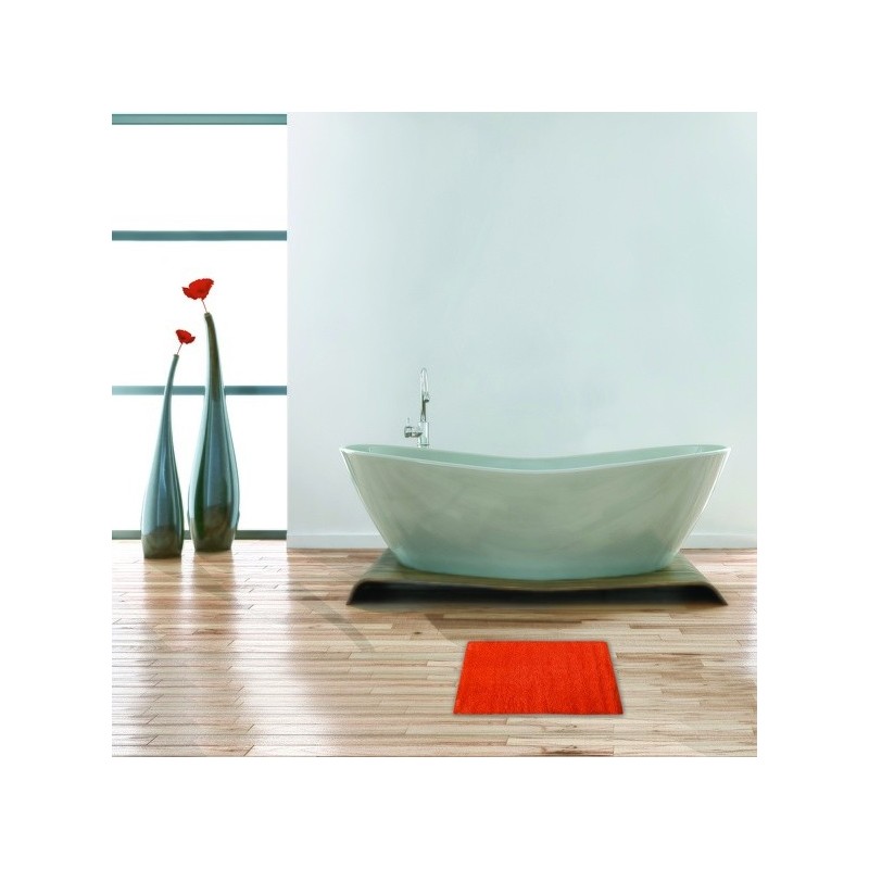 Spirella Tapis De Bain Coton 45x70cm Orange MSV