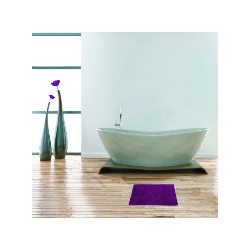 Spirella Tapis De Bain Coton 45x70cm Violet MSV