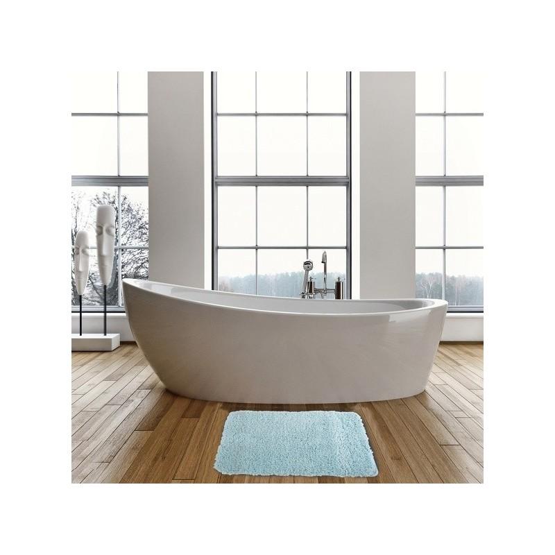 Spirella Tapis De Bain Microfibre 50x70cm Bleu MSV