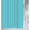 Spirella Spirelle Rideau De Douche Polyester ATLAS 180x200cm Bleu Turquoise Spirella