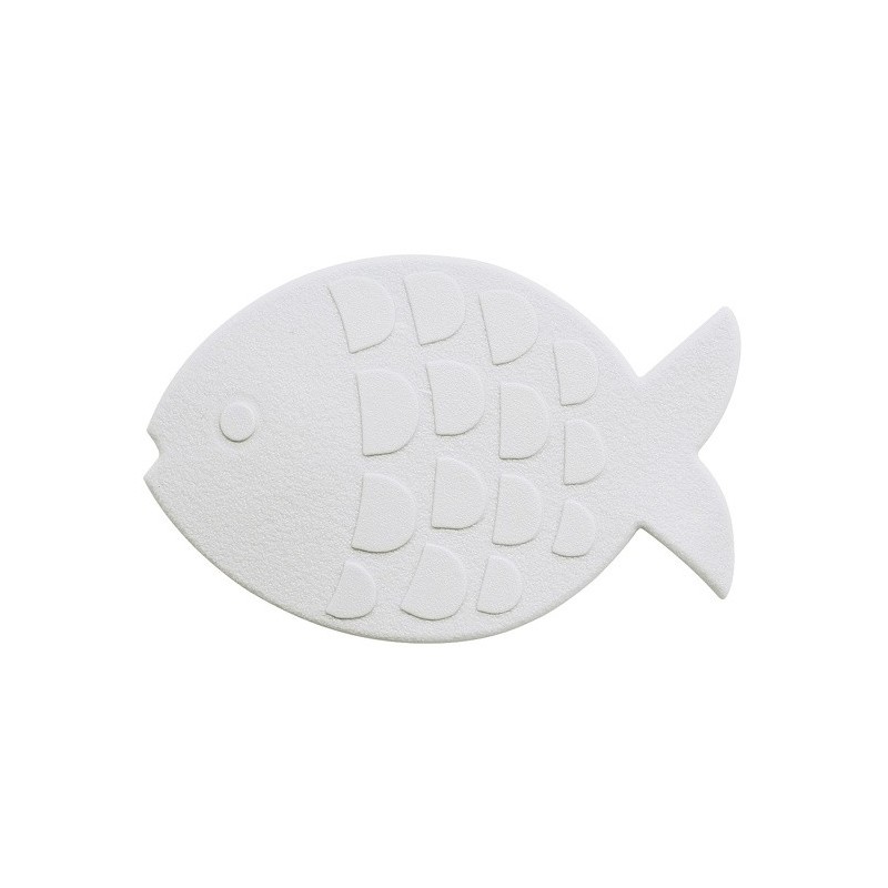 spirella sticker figurine antidérapant de douche ou baignoir PVC GLOBEFISH x5pcs Blanc Spirella