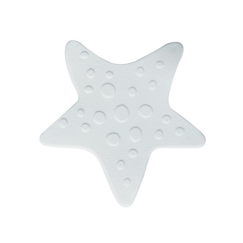 spirella sticker figurine antidérapant de douche ou baignoire PVC ASTERIE x5pcs Blanc Spirella