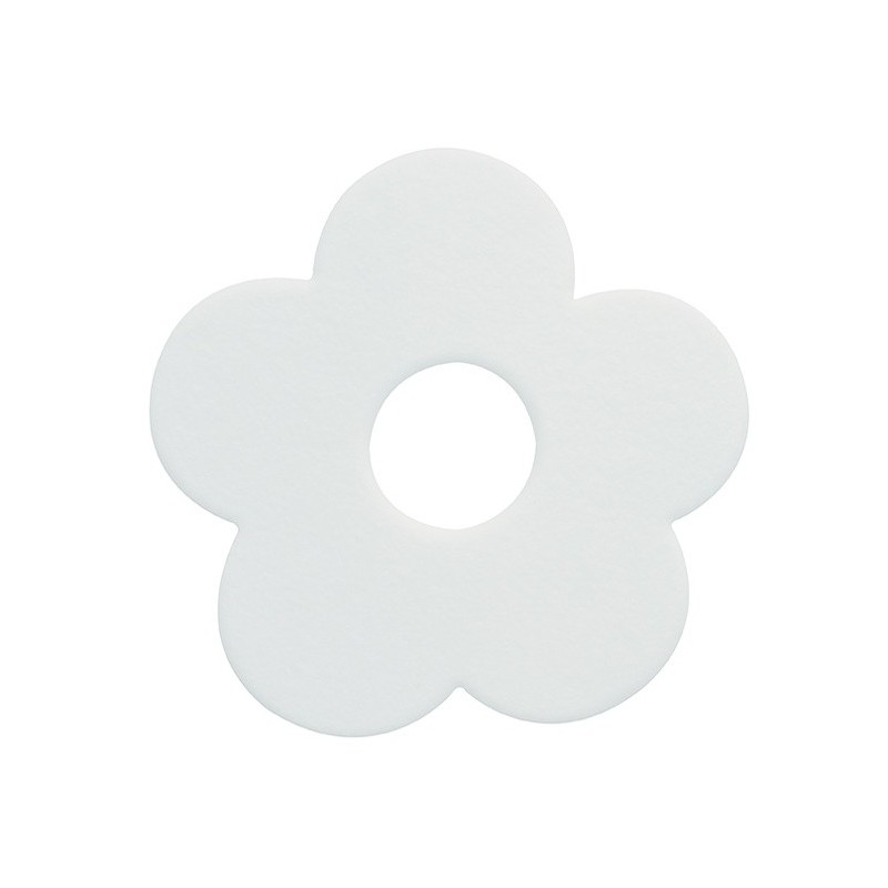 spirella sticker figurine antidérapant de douche ou baignoire PVC FUNKY x5pcs Blanc Spirella