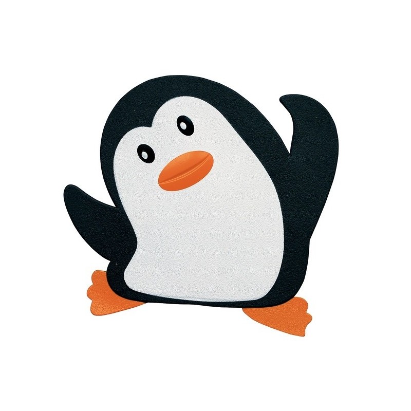 spirella sticker figurine antidérapant de douche ou baignoire PVC PINGY x5pcs Noir & Blanc Spirella
