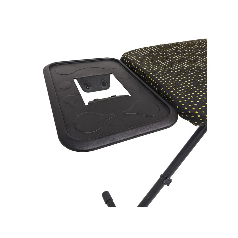 Spirella Table à Repasser - Hauteur Ajustable - Haute Qualité Spécial Central Vapeur Noir MSV