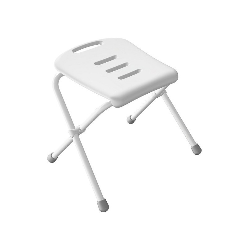 spirella Tabouret de douche pliable Blanc - Max 130kg Spirella