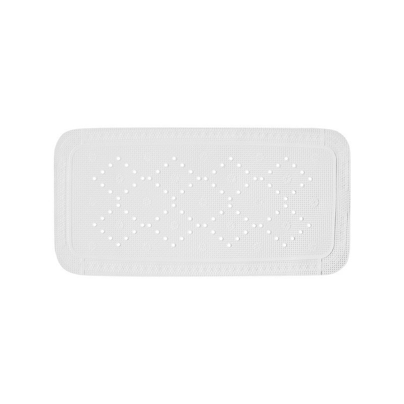spirella Tapis de baignoire PVC ALASKA 71x36cm Blanc Neige Spirella