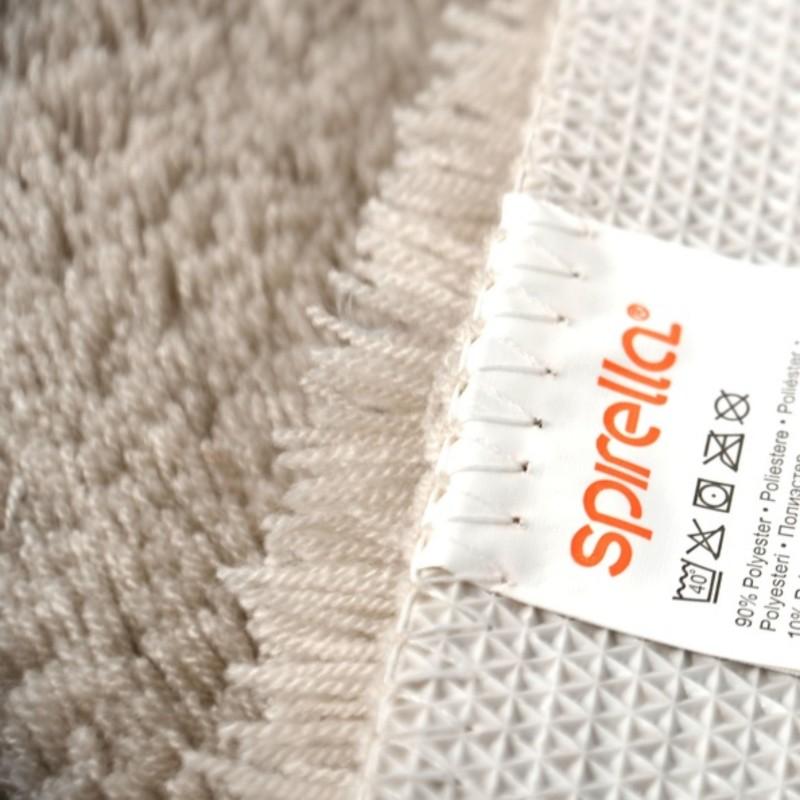 Spirella Tapis De Bain Acrylique BREE 55x65cm Gris Clair Spirella