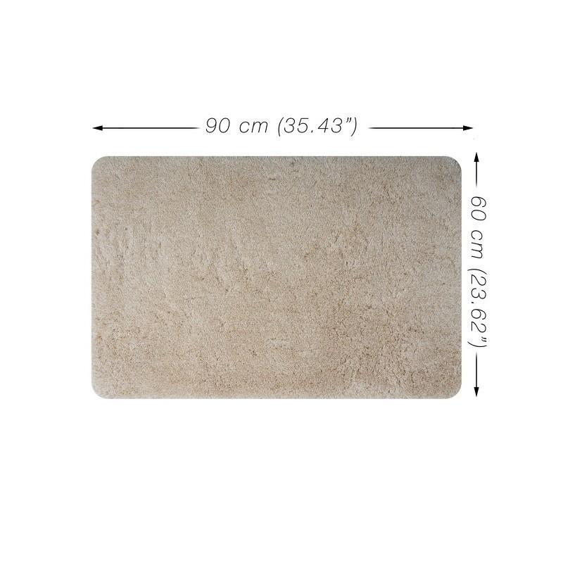 Spirella Tapis De Bain Acrylique BRIZZOLO 60x90cm Beige Spirella