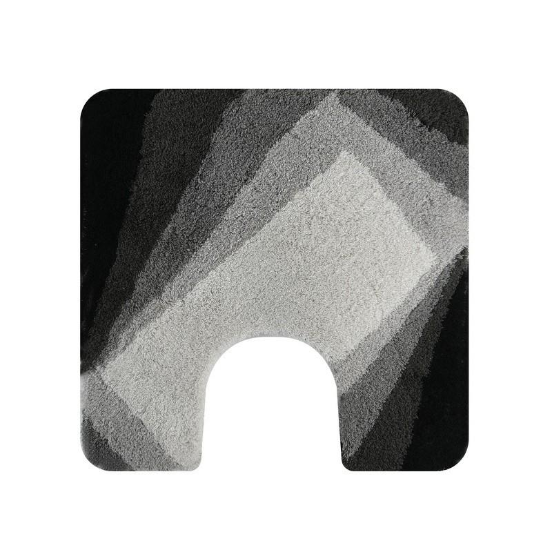 spirella Tapis de bain Acrylique KALI 55x55cm Noir & Gris Spirella