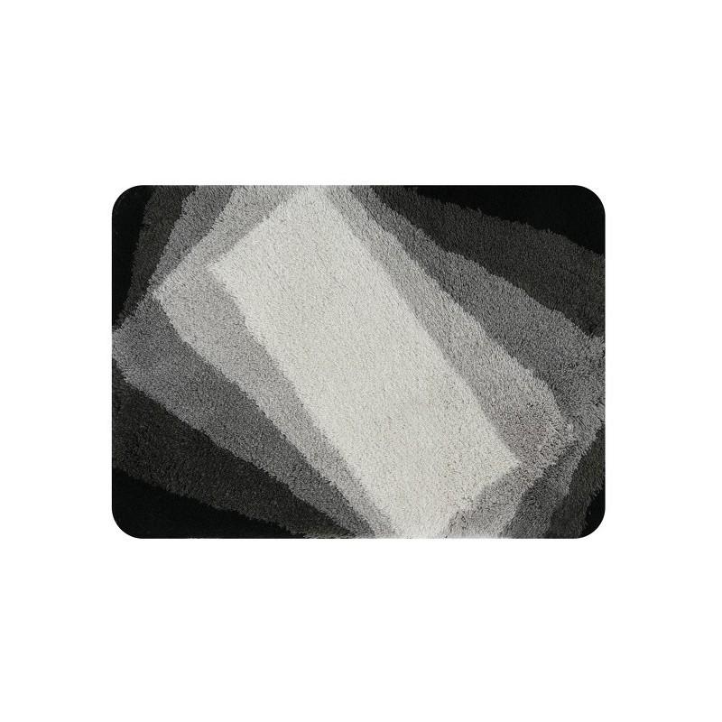 spirella Tapis de bain Acrylique KALI 60x90cm Noir & Gris Spirella