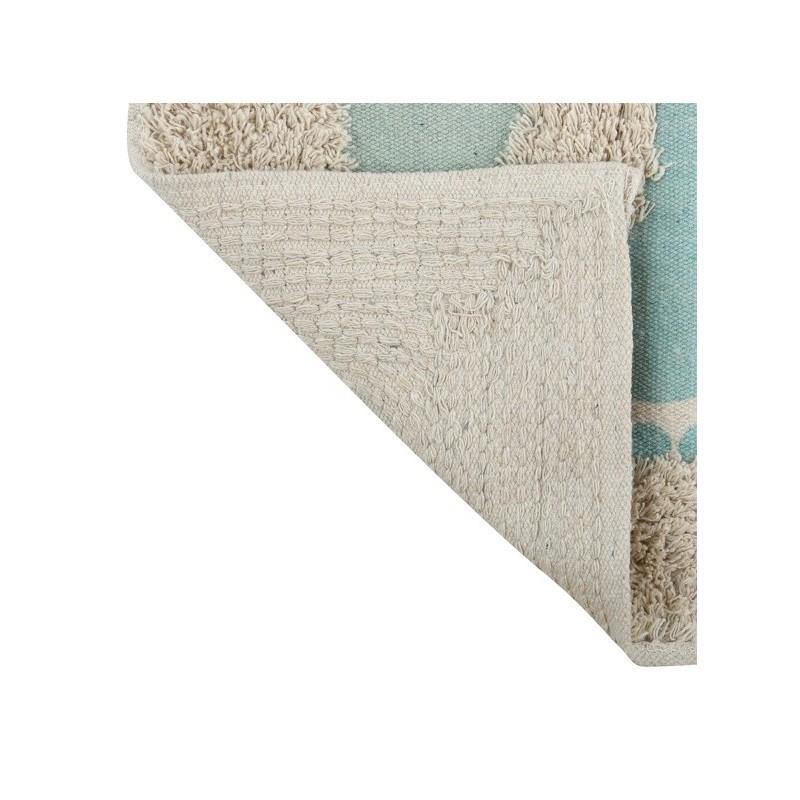 Spirella Tapis De Bain Coton 40x60cm STEP Bleu & Gris MSV