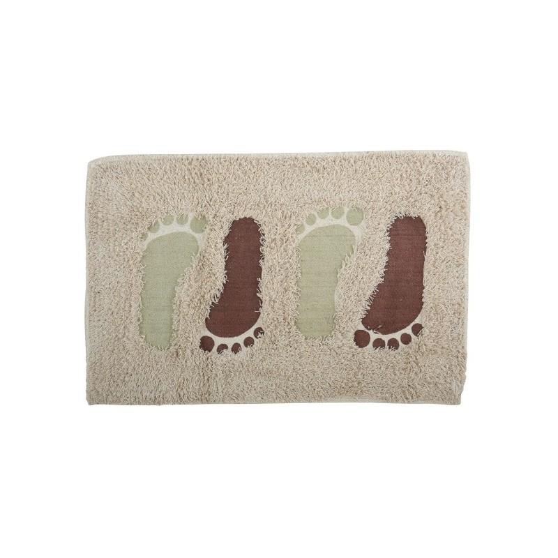 spirella Tapis de bain Coton 40x60cm STEP Marron & Gris MSV