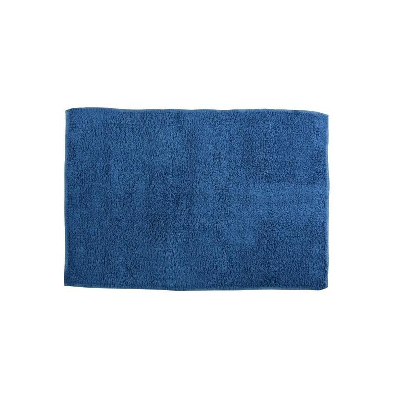 spirella Tapis de bain Coton 45x70cm Bleu Marine MSV