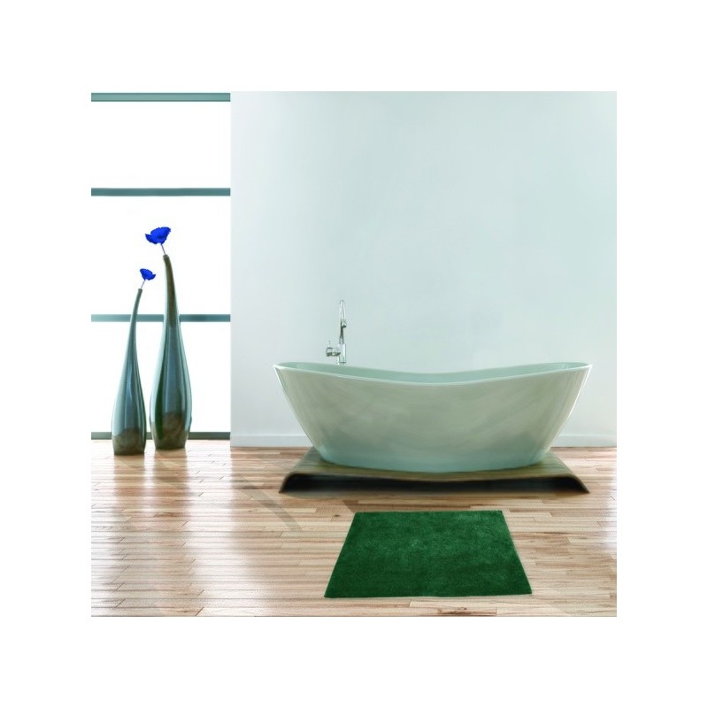 Spirella Tapis De Bain Coton 45x70cm Vert Foncé MSV