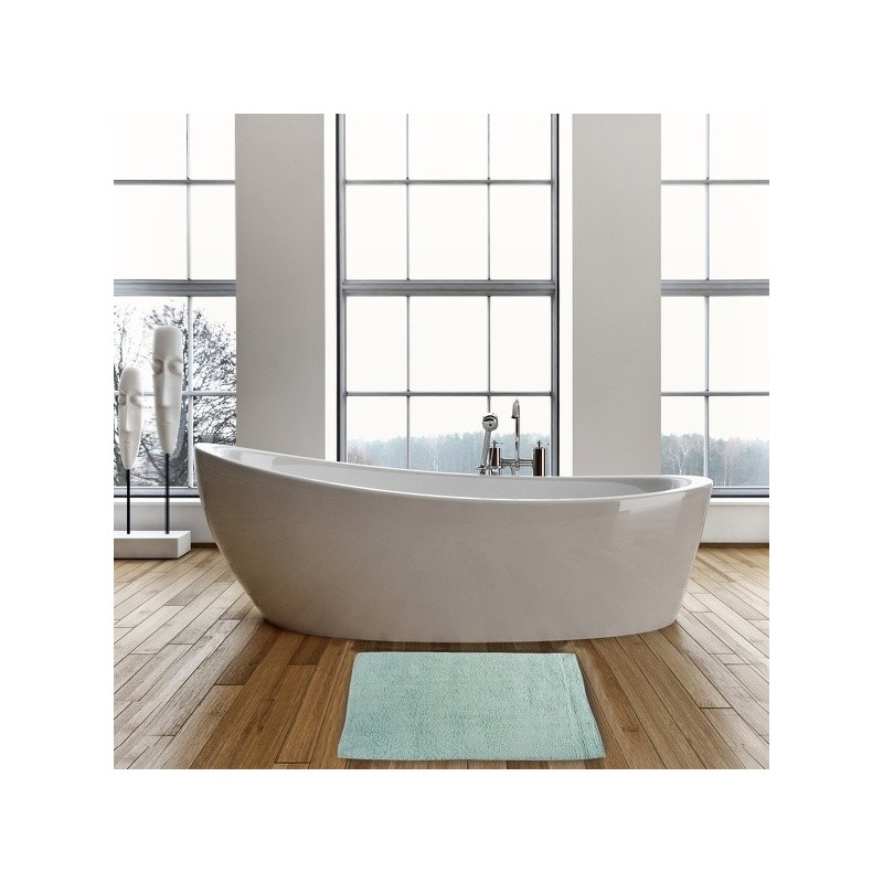 Spirella Tapis De Bain Coton 45x70cm Vert Pastel MSV