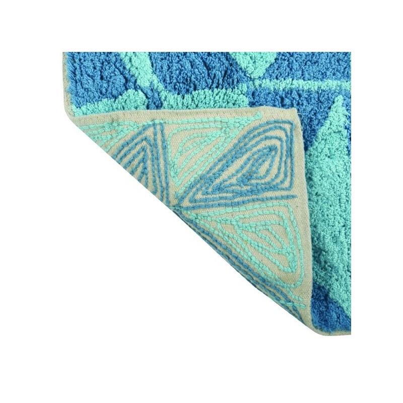 Spirella Tapis De Bain Coton 50x80Cm CALULA Bleu MSV