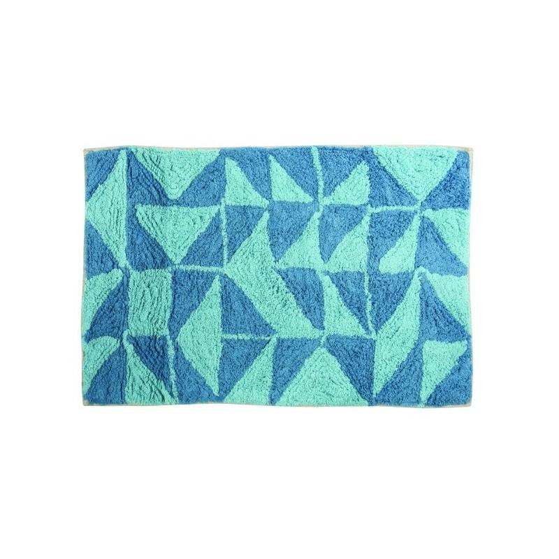 spirella Tapis de bain Coton 50x80Cm CALULA Bleu MSV