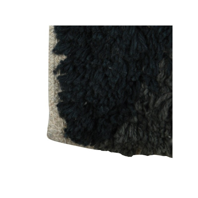 Spirella Tapis De Bain Coton 50x80Cm CALULA Noir &Gris MSV