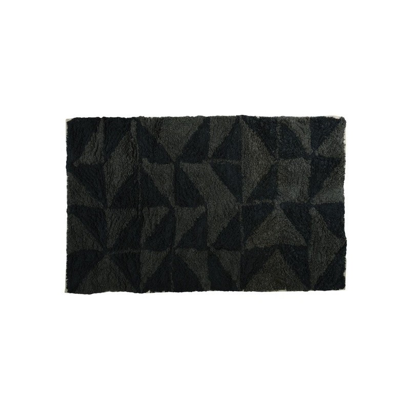spirella Tapis de bain Coton 50x80Cm CALULA Noir &Gris MSV