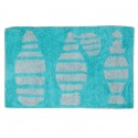 Spirella Tapis De Bain Coton 50x80cm Moshi Bleu MSV