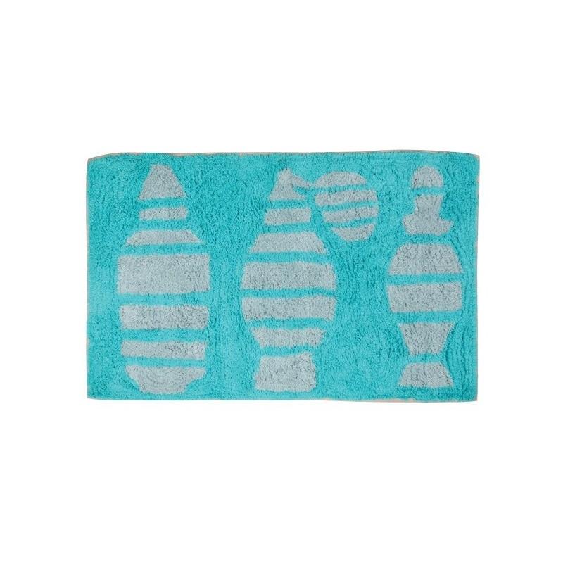 spirella Tapis de bain Coton 50x80cm Moshi Bleu MSV