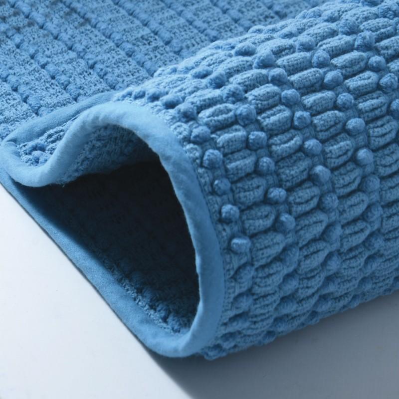 Spirella Tapis De Bain Coton ADA 50x80cm Bleu Spirella