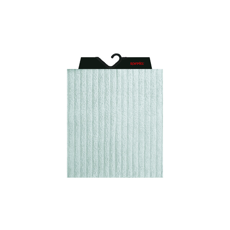 Spirella Tapis De Bain Coton BENOA 55x65cm Bleu Clair Spirella