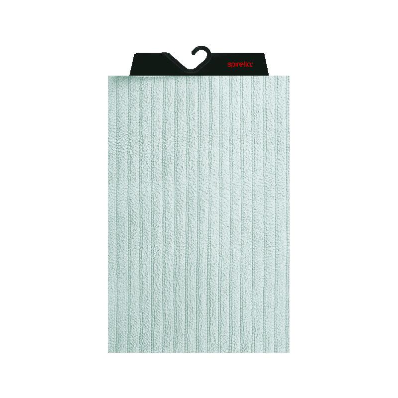Spirella Tapis De Bain Coton BENOA 60x90cm Bleu Clair Spirella