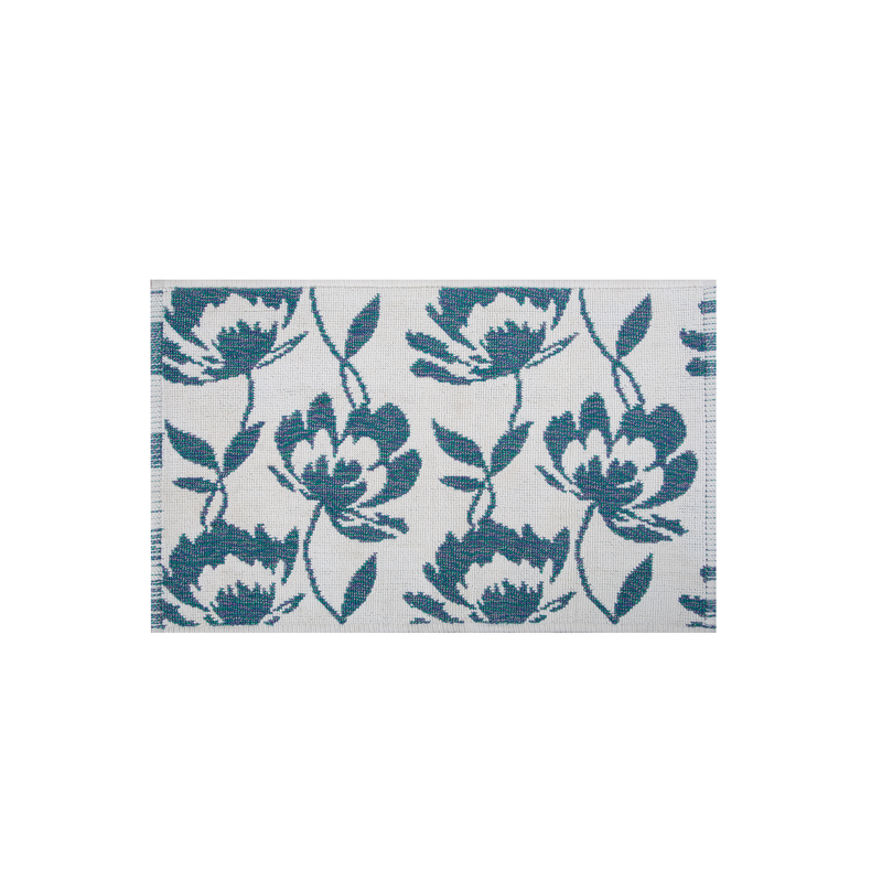 spirella Tapis de bain Coton BLOSSOM 50x80cm Bleu Indigo Spirella