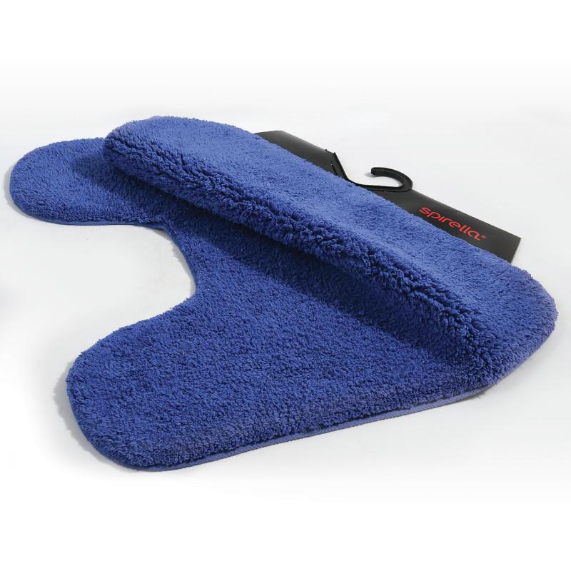 Spirella Tapis De Bain Coton CAROLINA 55x55cm Bleu Spirella