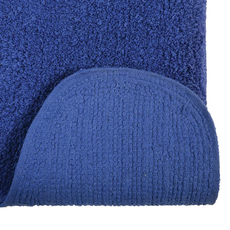 Spirella Tapis De Bain Coton CAROLINA 55x55cm Bleu Spirella