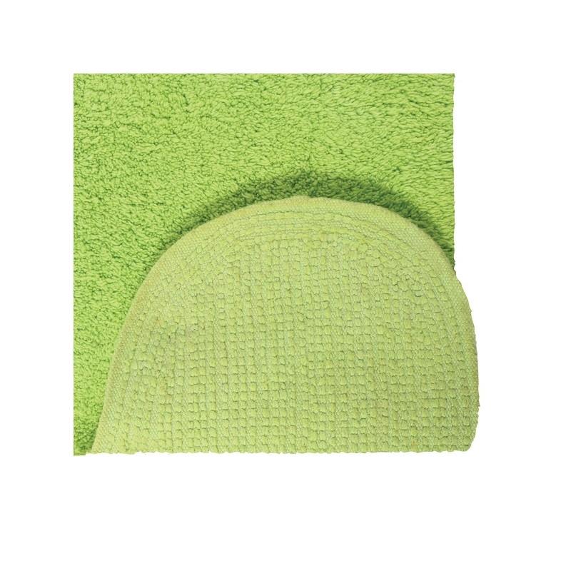 Spirella Tapis De Bain Coton CAROLINA 55x55cm Vert Kiwi Spirella