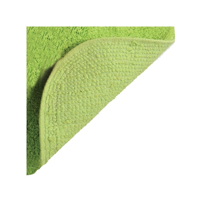 Spirella Tapis De Bain Coton CAROLINA 55x65cm Vert Kiwi Spirella