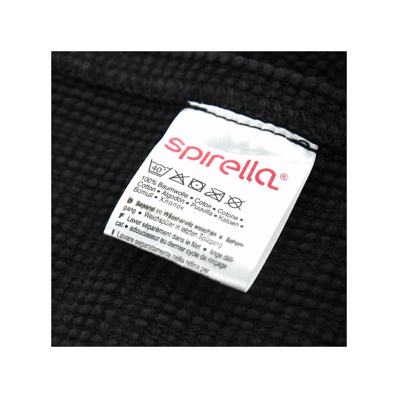 Spirella Tapis De Bain Coton CUBO 50x80cm Noir Spirella