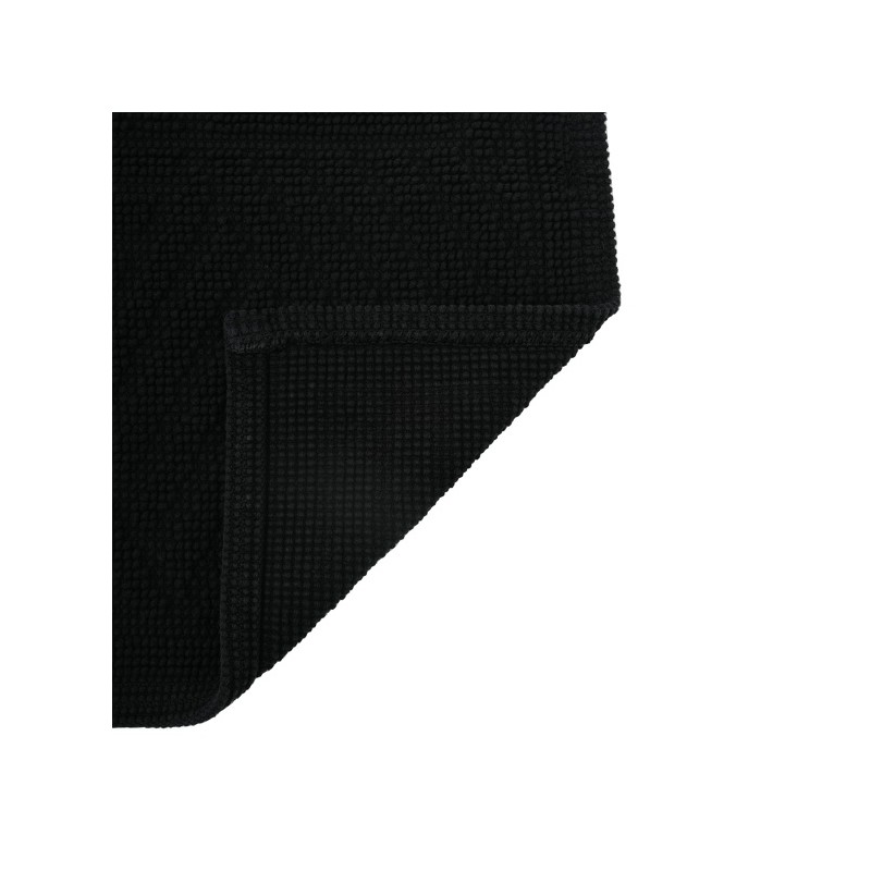 Spirella Tapis De Bain Coton CUBO 50x80cm Noir Spirella