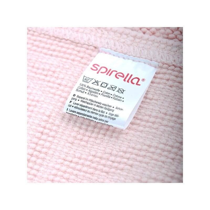 Spirella Tapis De Bain Coton CUBO 50x80cm Rose Clair Spirella