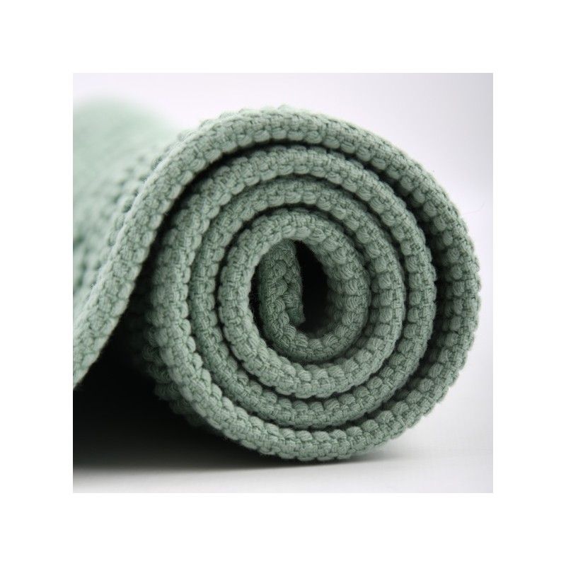 Spirella Tapis De Bain Coton CUBO 50x80cm Vert Basil Spirella
