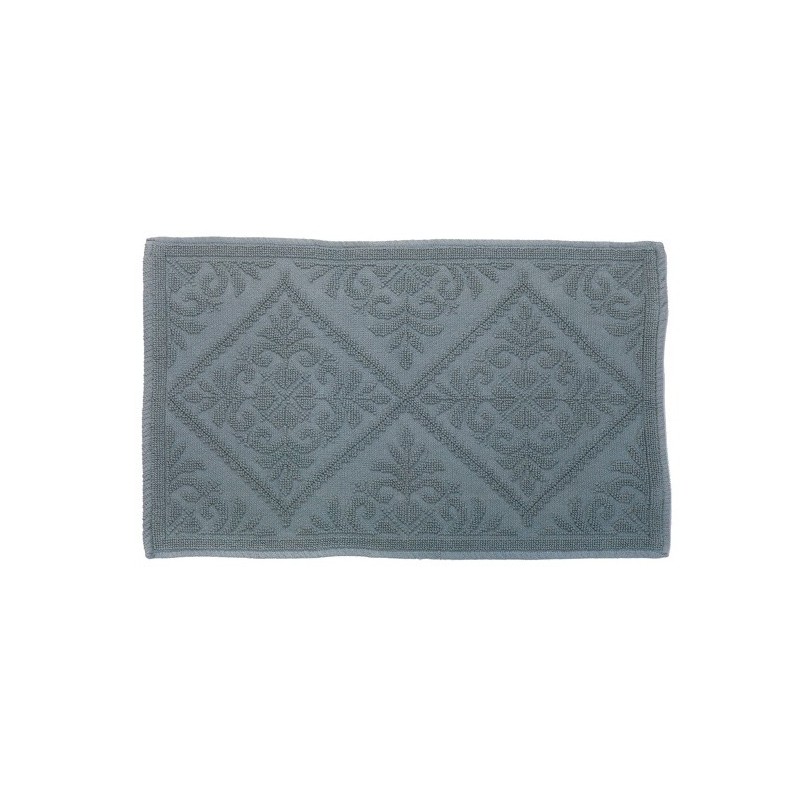 spirella Tapis de bain Coton MOA 50x80cm Gris Argent Spirella