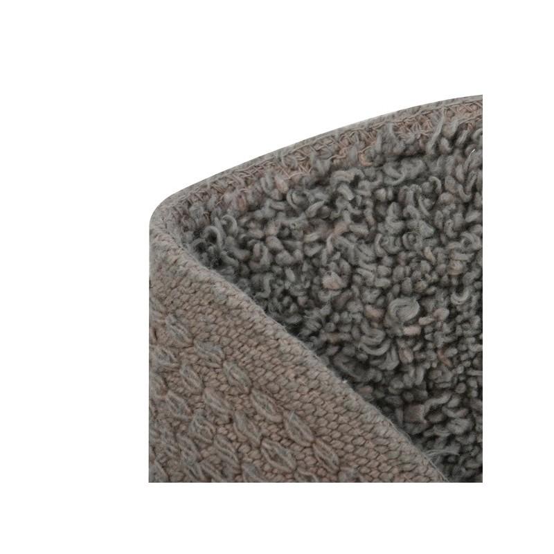 Spirella Tapis De Bain Coton Rond Ø57cm Couleur Taupe MSV