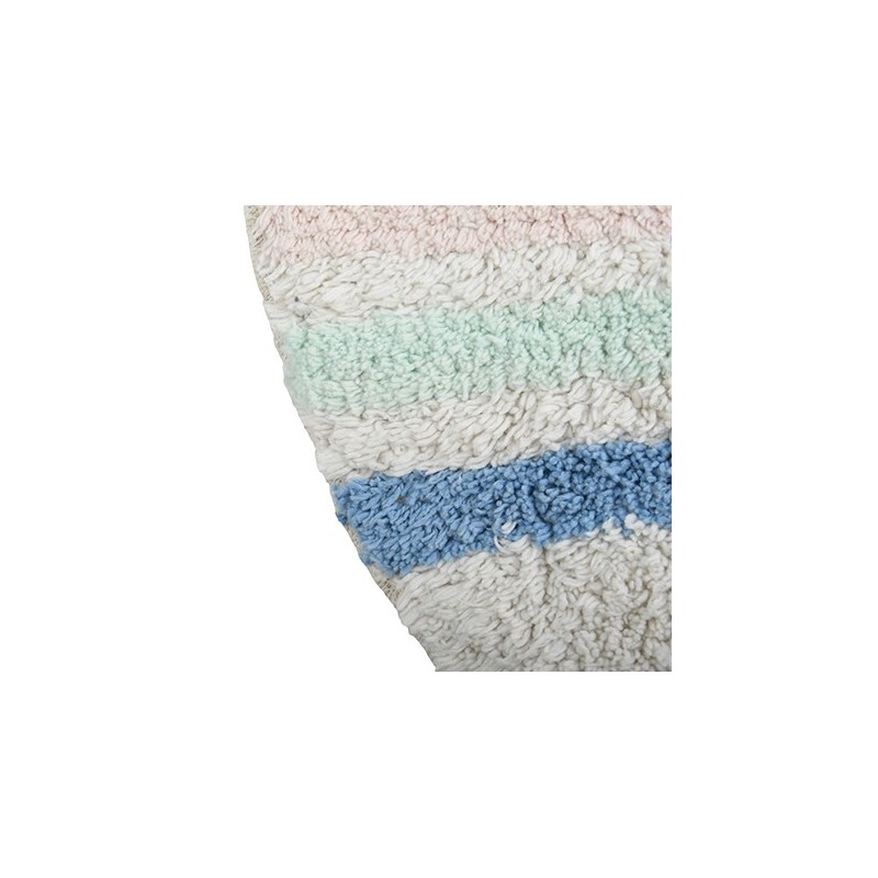 Spirella Tapis De Bain Coton Rond Ø57cm SEAUVILLE Pastel MSV