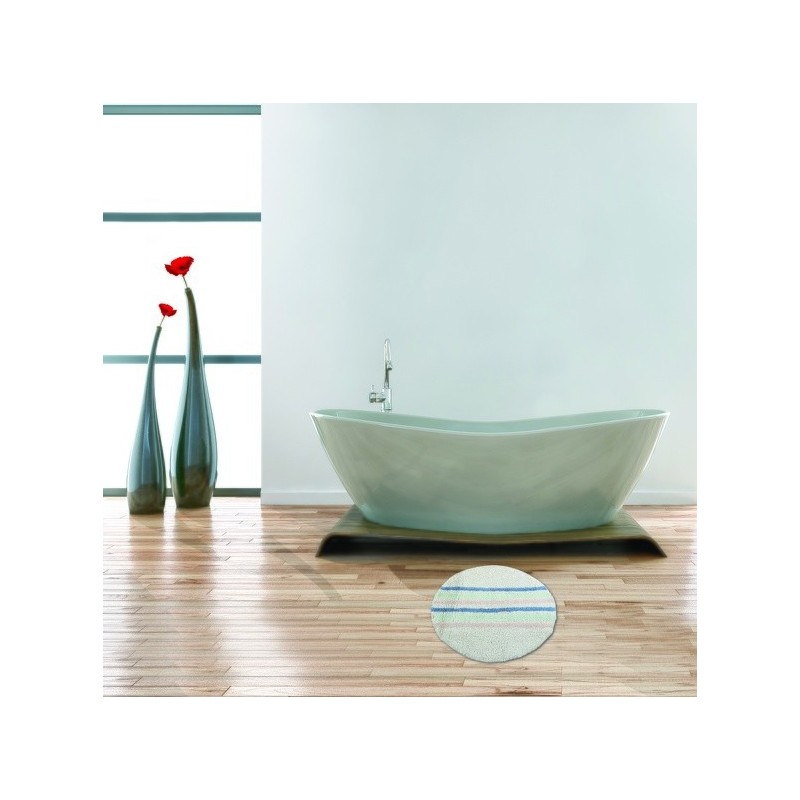 Spirella Tapis De Bain Coton Rond Ø57cm SEAUVILLE Pastel MSV