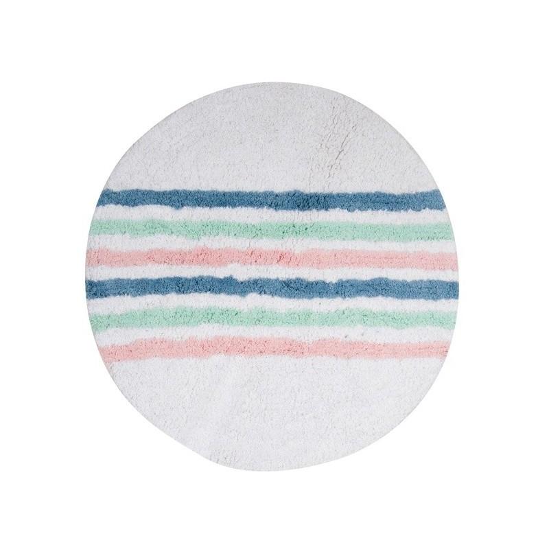 spirella Tapis de bain Coton Rond Ø57cm SEAUVILLE Pastel MSV