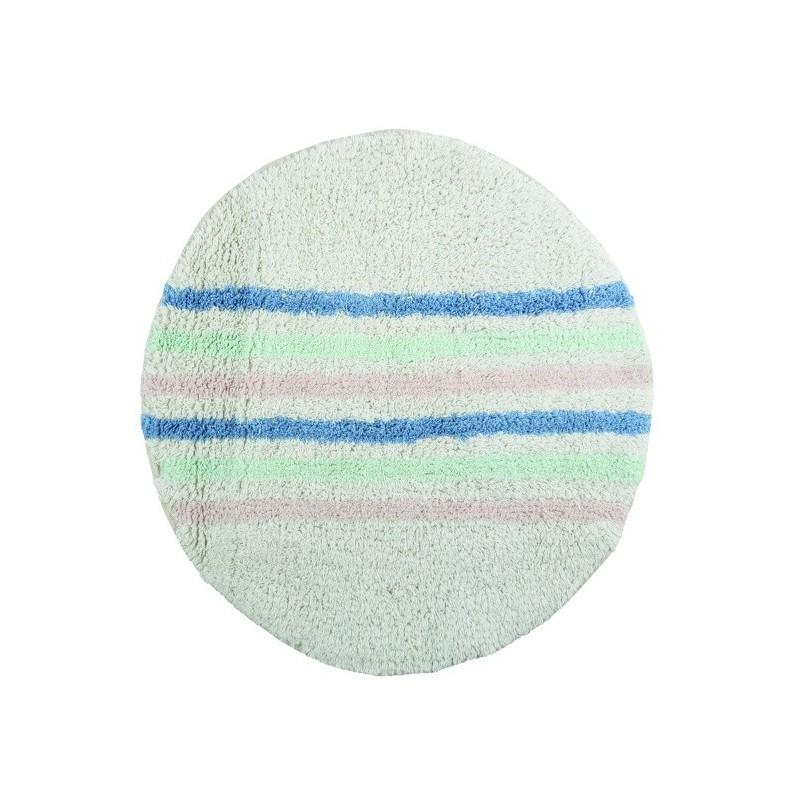 spirella Tapis de bain Coton Rond Pastel SEAUVILLE Ø57Cm MSV