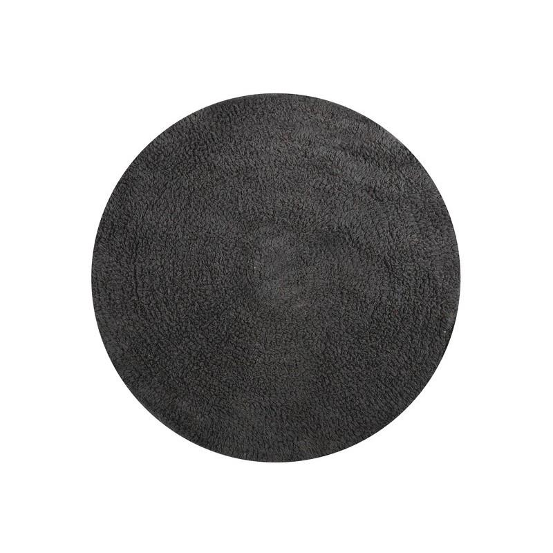 spirella Tapis de bain en Coton Rond Ø57Cm Gris Anthracite MSV