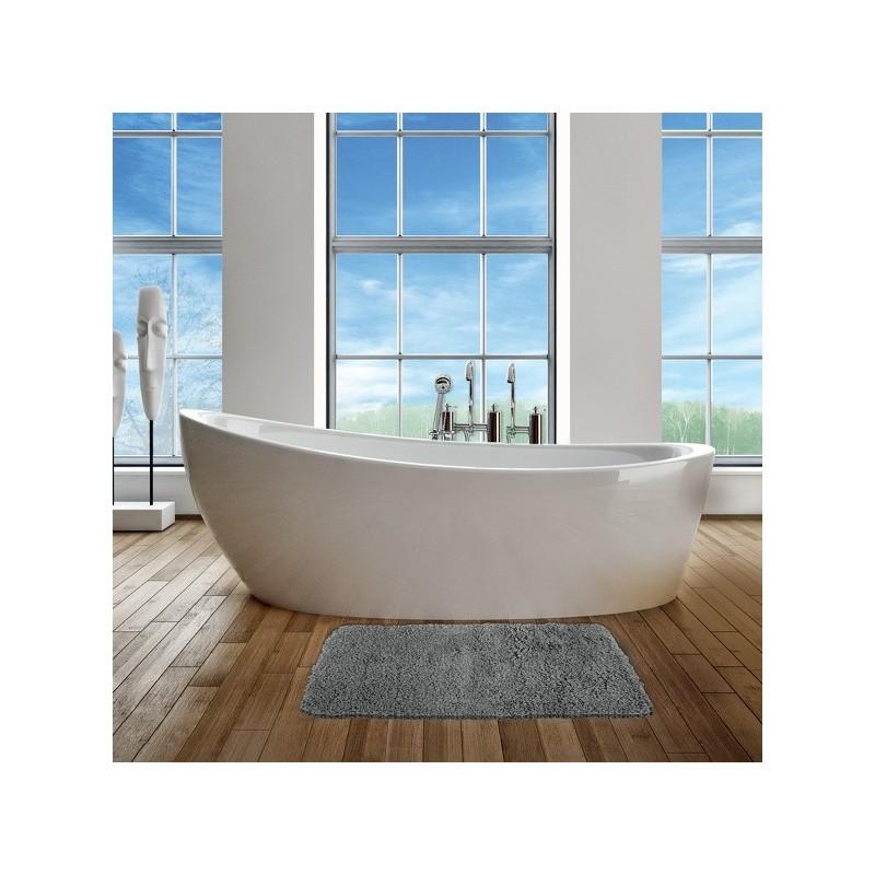 Spirella Tapis De Bain Microfibre 40x60cm Gris Clair MSV