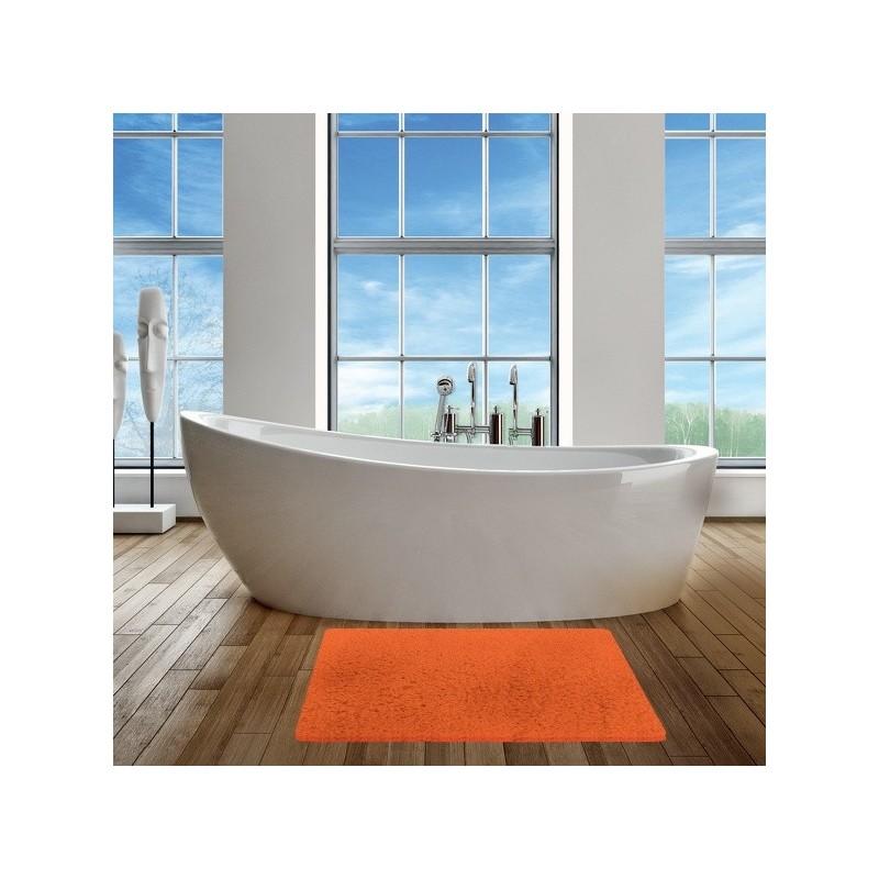 Spirella Tapis De Bain Microfibre 40x60cm Orange MSV