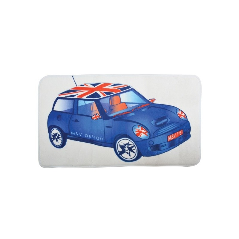 spirella Tapis de bain Microfibre 45x75cm Blue xs MSV