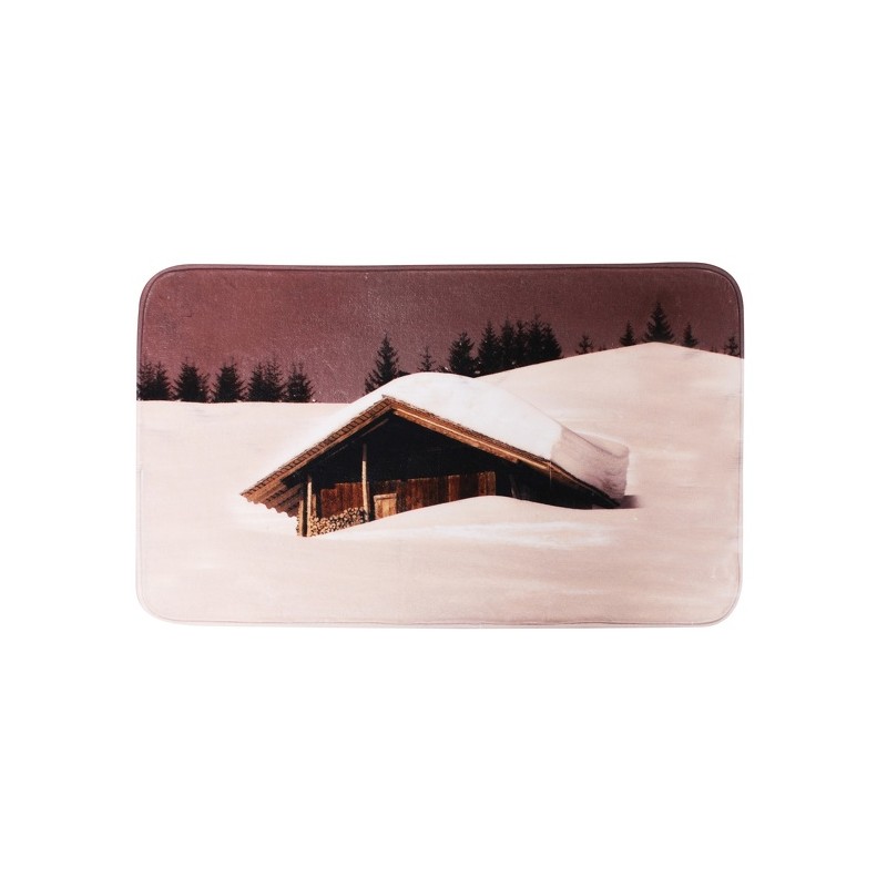 spirella Tapis de bain Microfibre 45x75cm Cottage Sepia MSV