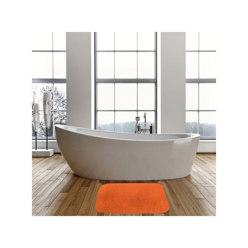 Spirella Tapis De Bain Microfibre 50X70Cm Orange MSV